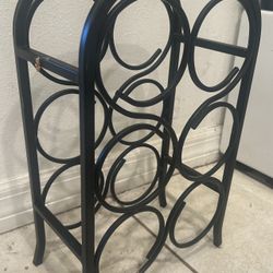 Wine Bottle Display Holder Metal Rack