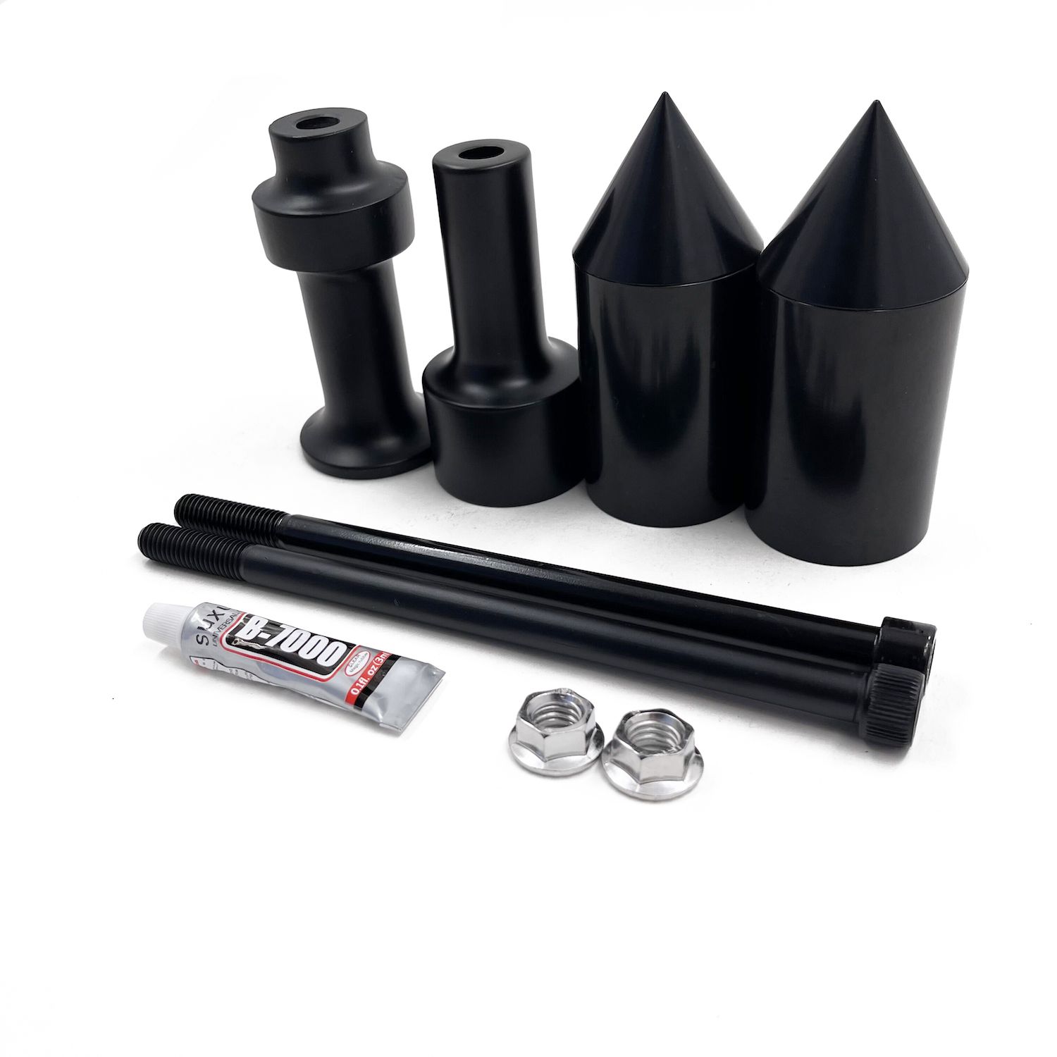 Black Spike Frame Slider Crash Protectors Guard For 2003-2006 Kawasaki Z1000 PN: MT290-041-BK