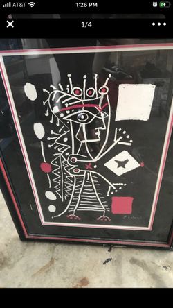 Old Picasso print