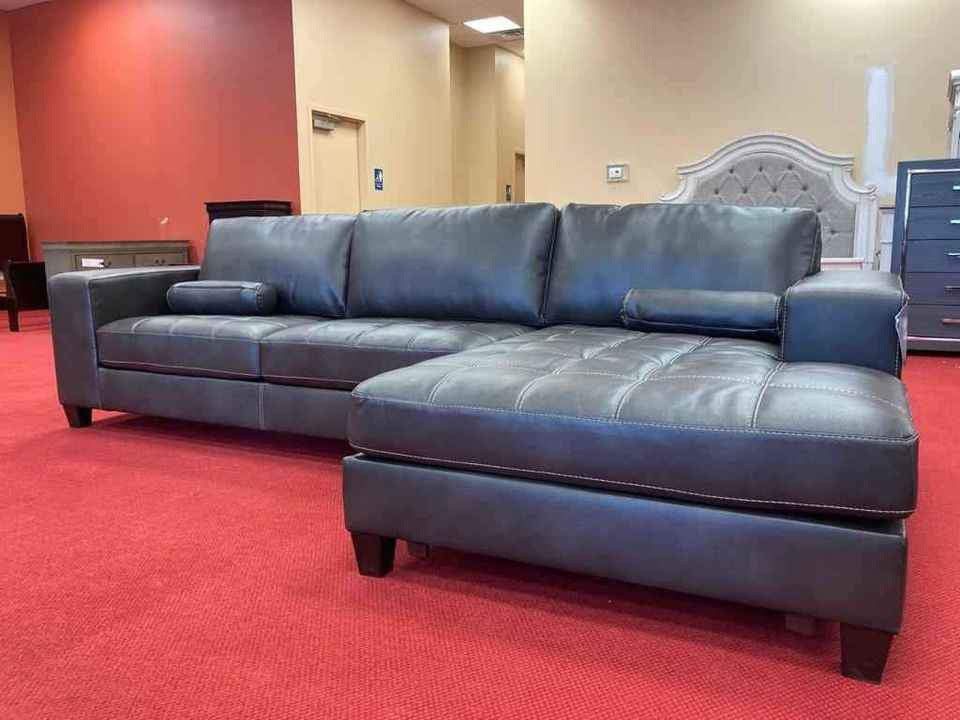 Nokomis Charcoal Sectional ☕️ Fast Delivery 