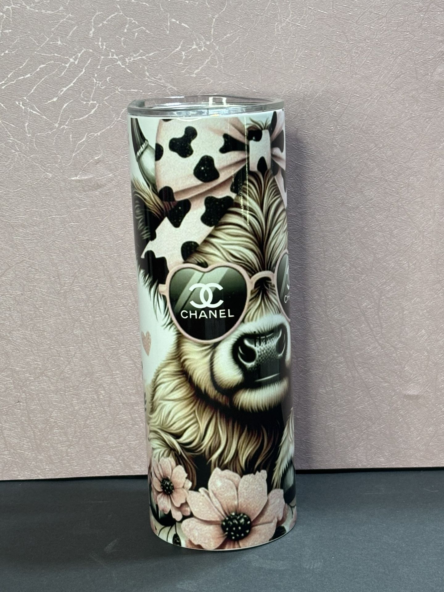 20 0z Skinny Beautiful Tumbler Stainless steel