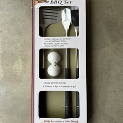 Golf Barbecue BBQ Grilling Tool Set 
