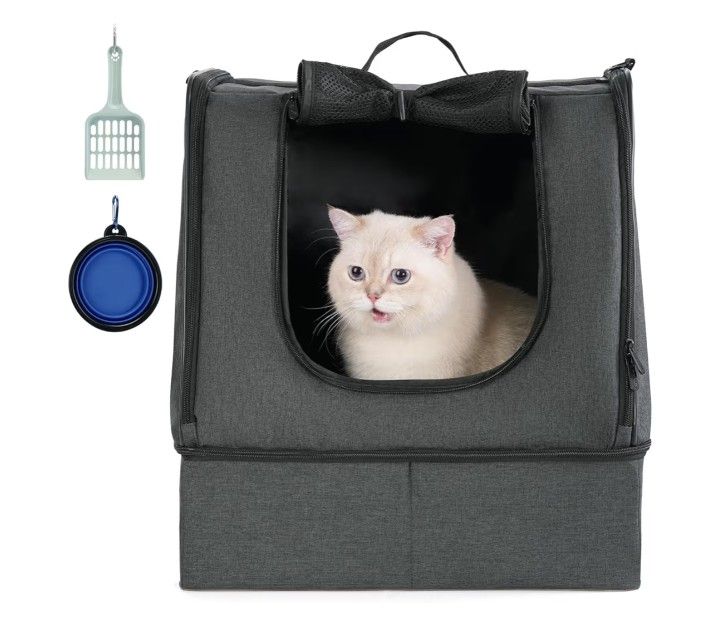 Portable Cat Travel Litter Box
