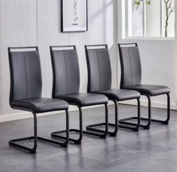 NEW Modern Dining Chair, PU Faux Leather High Back Upholstered Side Chair Only (NO Table )