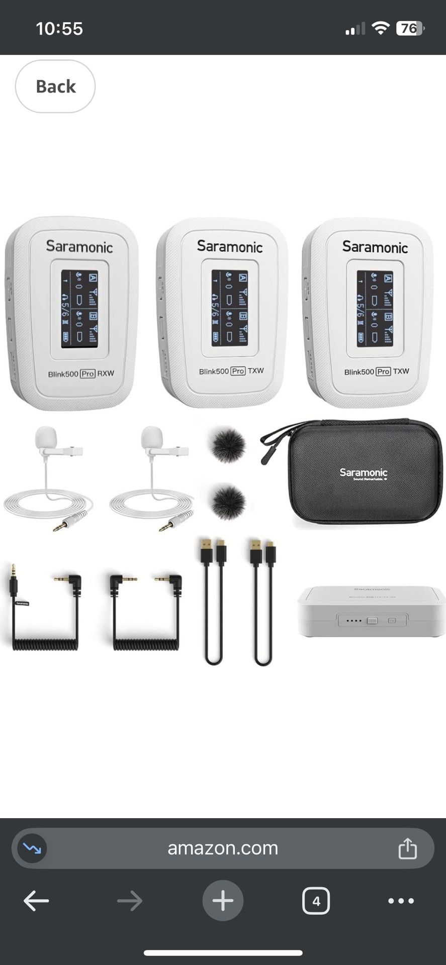 Saramonic Microphone (Brand New In Original Packaging)