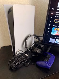 PlayStation 5 Console with Controller and Headset