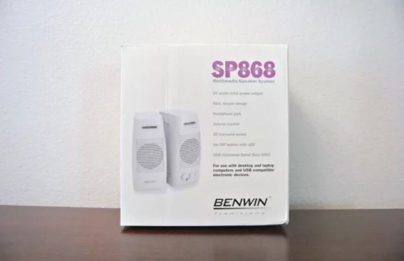 Benwin computer speakers. NEW