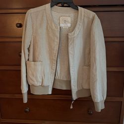 Zip From Bomber Jacket