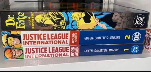 Dc Comic lot DrFate, Justice League International vol 1&2