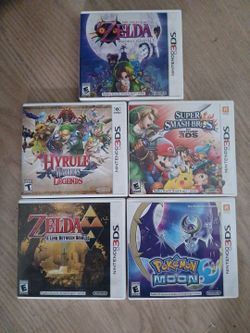 3DS games (sold together or separately)