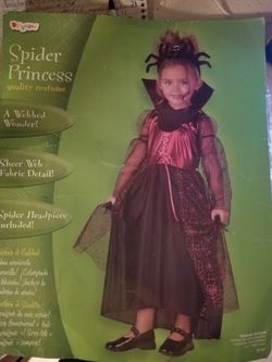 Spider Princess Halloween Costume 3T-4T