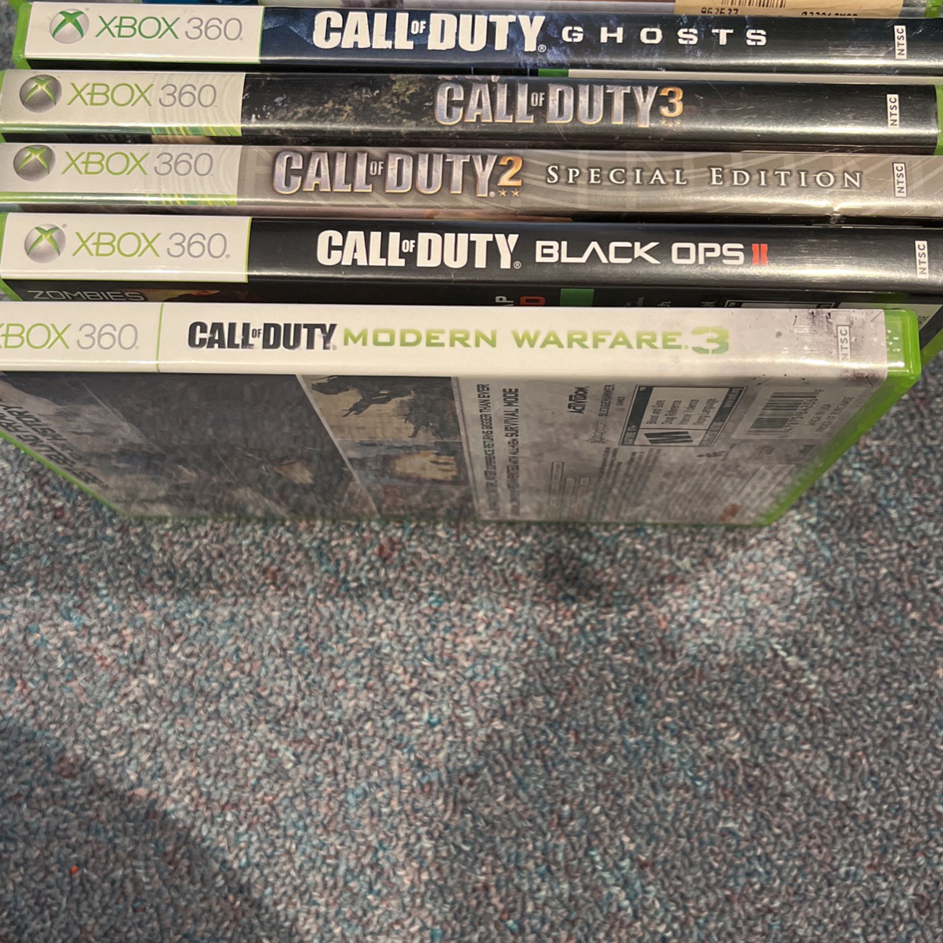 Assorted Call Of Duty Xbox 360 Games
