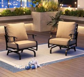 Outdoor Patio Motion Lounge Chairs (2-pack)