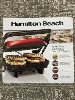 Hamilton Beach Panini Press (new)