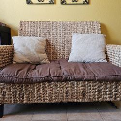 Pier 1 Rattan Loveseat