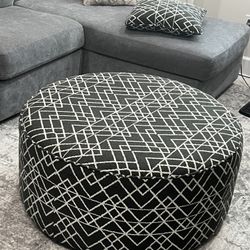 Large Round Ottoman 