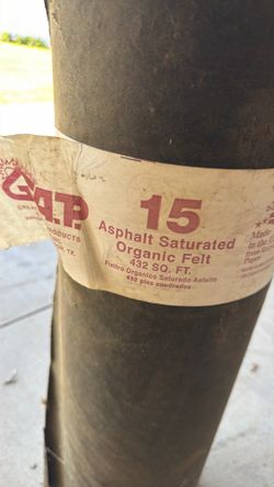Asphalt Saturated felt