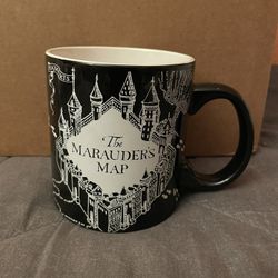 Harry Potter Marauders Map Mischief Managed Glow in the Dark Mug 20 oz