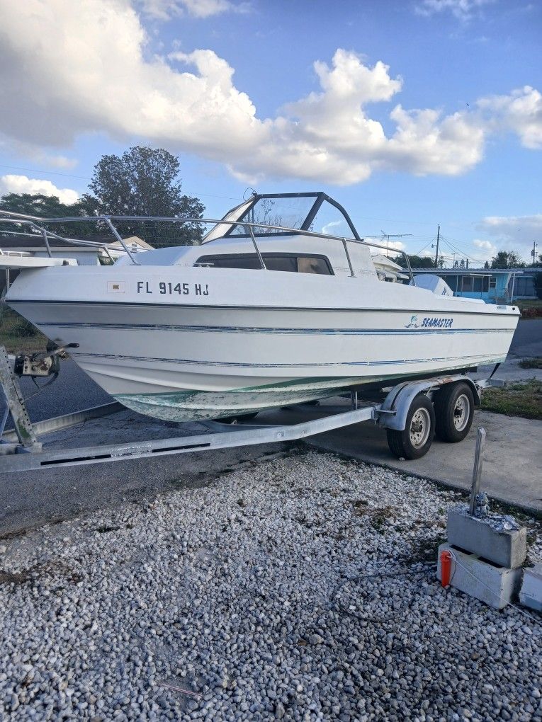 1992 Boat .Motor And Trailer