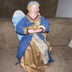 Possible Dreams Peaceable Kingdom Angel Fabric Mache