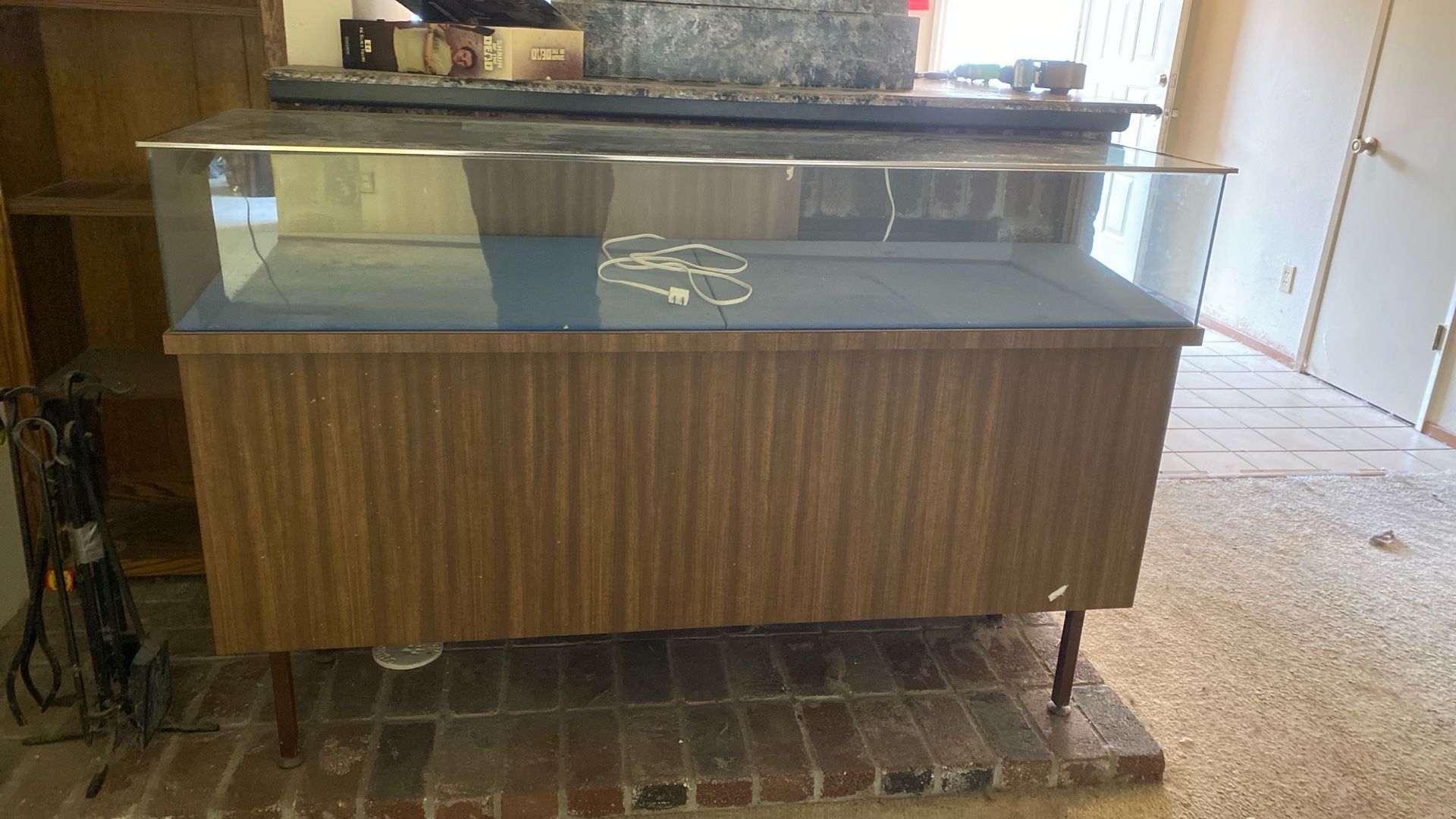 Reptile Snake House Tank Cabinet With Light 