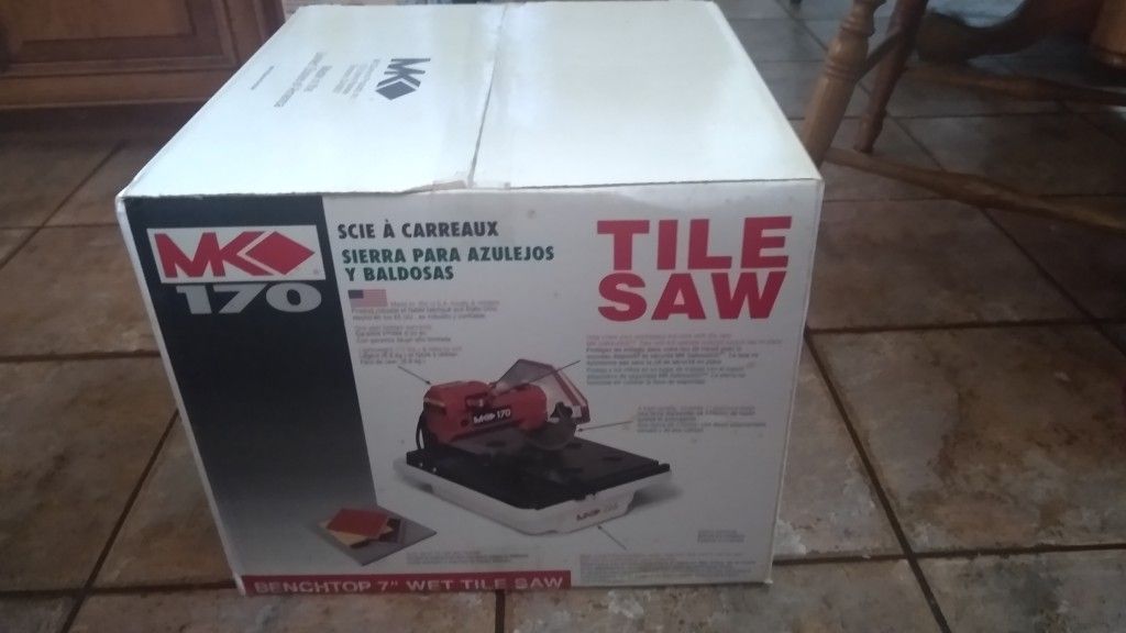 NIB MK Diamond MK-170 Tile Saw