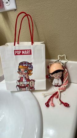 Pop mart rare keychain new with bag