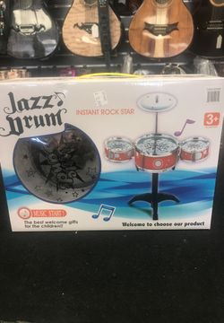 JAZZ DRUM SET. THE BEST WAY TO START CHILDREN WITH MUSIC.