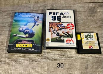 Sega genesis sports games lot NHL NBA baseball soccer