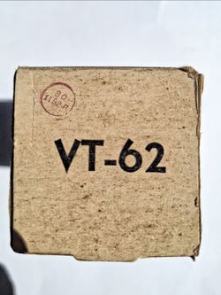 Vintage Taylor Tubes VT-62 / 801A Vacuum Tube - NOS MINT condition - Military Stock 1942 Made in USA