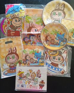 Labubu Party Set for 10 Kids.