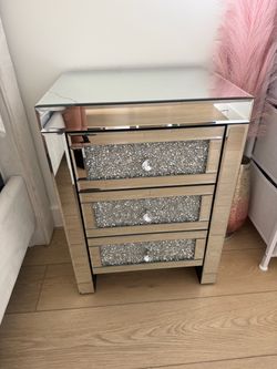 Nightstand & Lamp Pair