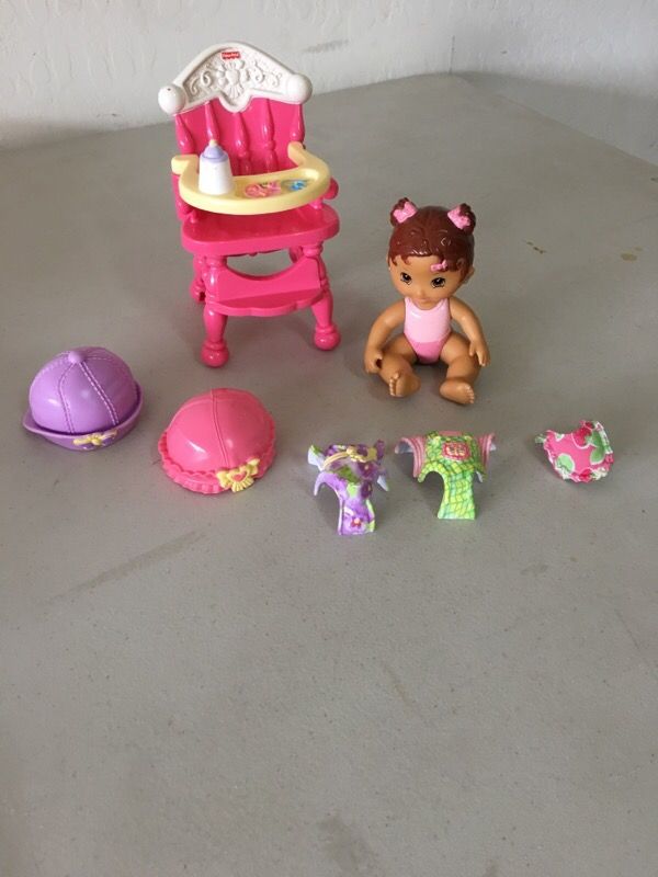 Snap n Style baby doll high chair fisher price for Sale in