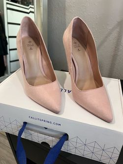 Call it Spring, baby pink, size 7 pointed toe