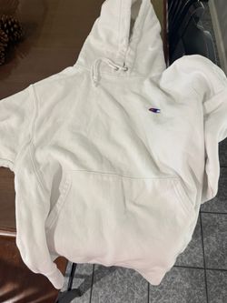 XL Champion White Pullover Hoodie