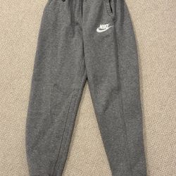 Youth Nike Fleece Sweatpants (Grey)