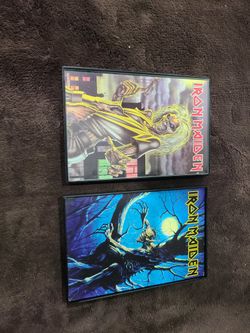 $25 Iron Maiden Photos (1 Frame Is Missing Glass Cover)