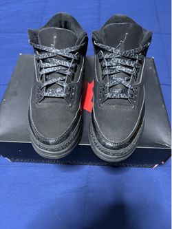 Jordan 3 Retro Black Cat 2025 Size 8