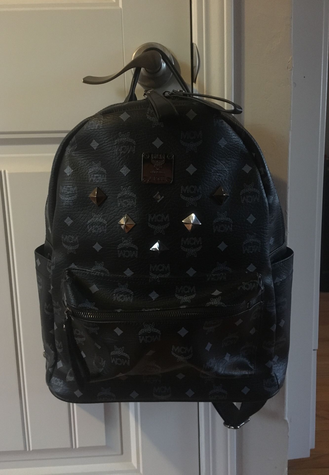MCM Medium Stark Stud Backpack