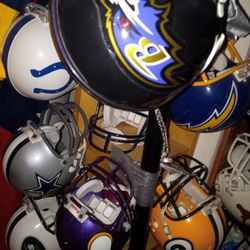 NFL FOOTBALL COLLEGE TEAMS MINI RIDDELL HELMET COLLECTOR COLLECTION !