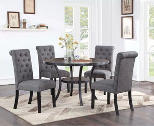 Round Dining Table Set with 4 Chairs