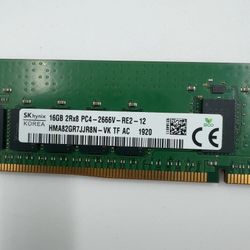 SK Hynix 16GB (1x16GB) RAM DDR4 2666MHz HMA82GR7JJR8N SERVER ECC