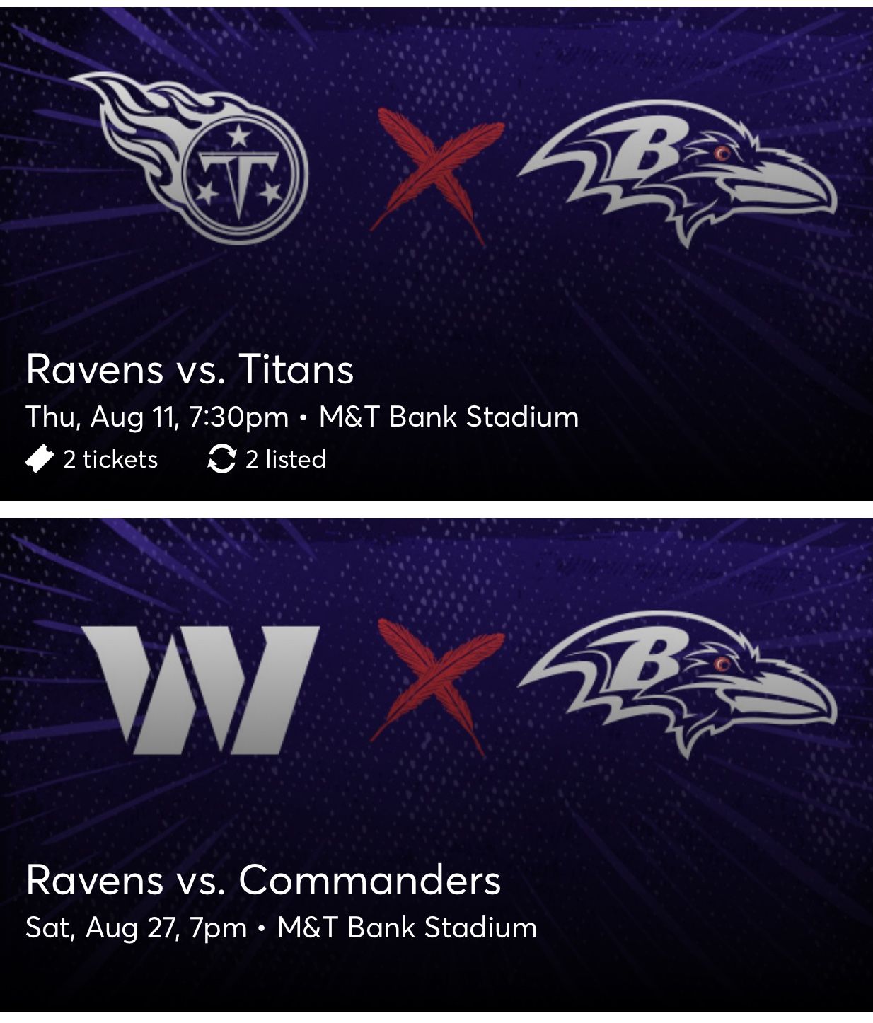 Ravens Tickets 