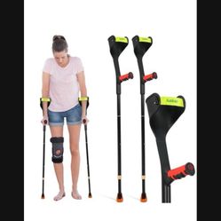 “ New”Forearm Crutches(folding)lightweight “Make Offer”Heavy Duty,adjustable,comfort Grip Non Slip(retail$119)