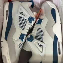 Brand New Jordan 4 Military Blue 