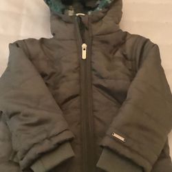 Boys 2 Toddler Green Jacket w/ Hood by Tahari 
