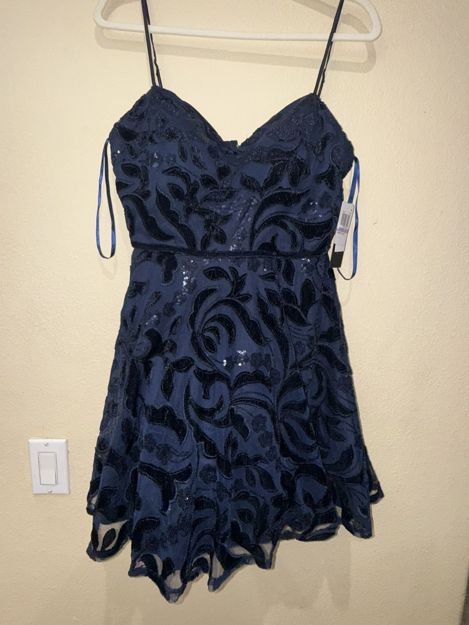 City Studio Blue Mini Dress