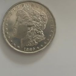 1889 CC Morgan Silver Dollar 