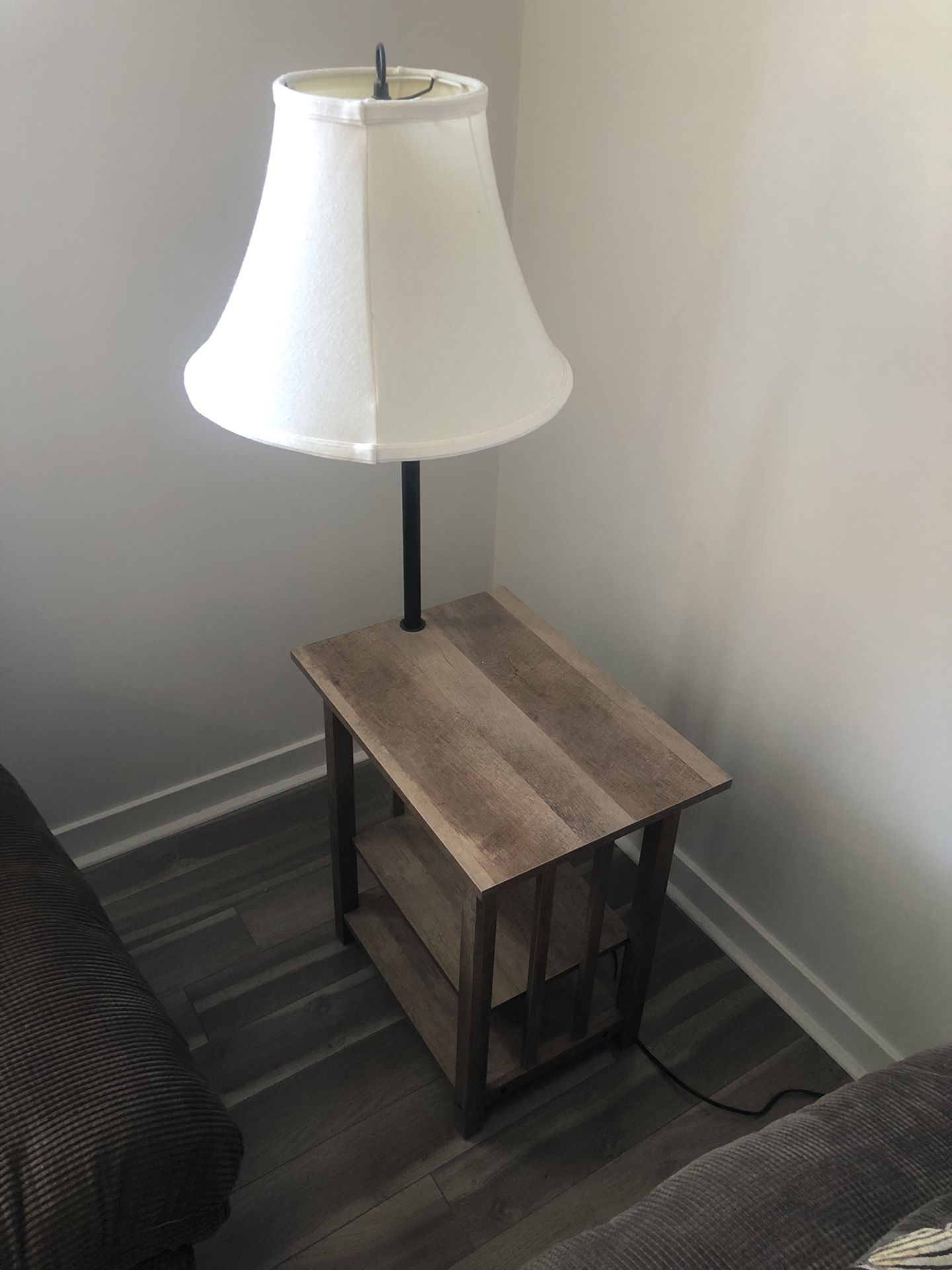Small Table with Built-in Lamp