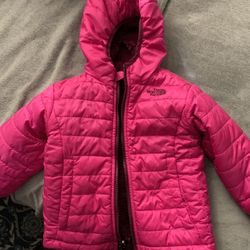 North face Reversible winter coat 2T 